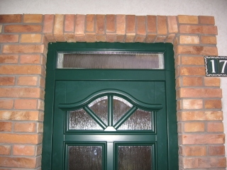 Rustikálne vchodové dvere-detail