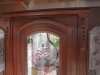 Dobové dvere s vitrážou a ozdobnými prvkami